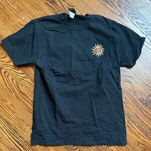 Santa Cruz Skateboards Black Tee with Sunburst Graphic